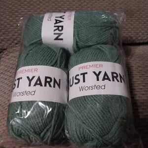 New Premier Just Yarn "Warm Green"